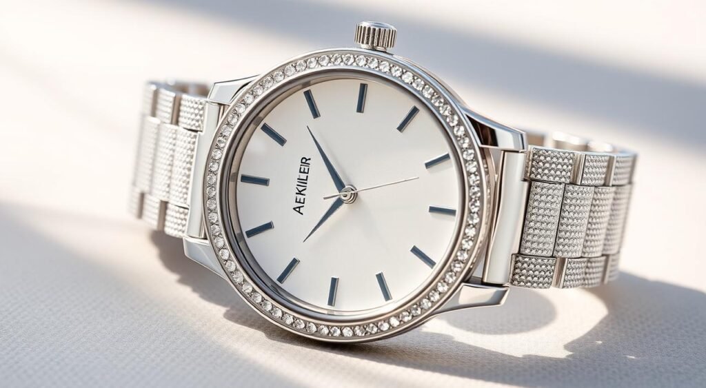 Anne Klein Women's Diamond-Accented Bracelet Watch
