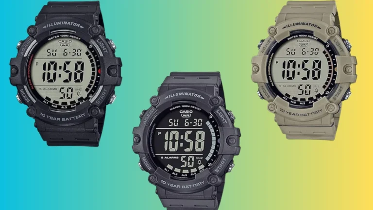 Casio illuminator watch