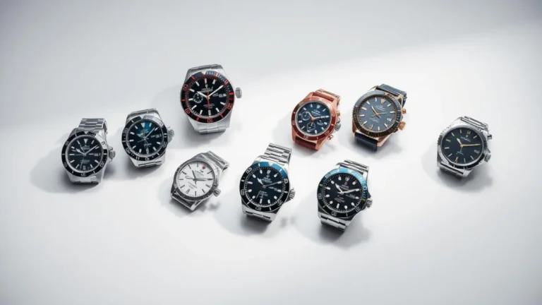 Evolution of luxury sports watches from vintage to modern designs