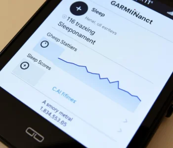 Garmin vívosmart 5 sleep tracking data visualization
